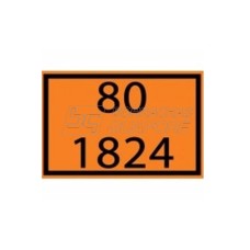 Placa Número ONU 80 1824